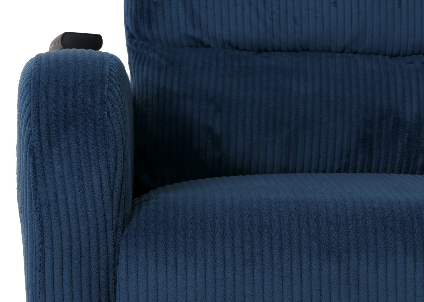 Cosmo Casa - TV Relaxstoel - Sta-Op Functie - Metaal - Textielkoord - Blauw