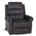 Cosmo Casa - TV-Relaxstoel - Relaxfauteuil met Ligfunctie, Massage en Verwarming - Chenille Textiel - Donkergrijs