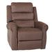Cosmo Casa - TV-Relaxstoel - Relaxfauteuil met Ligfunctie, Sta-Op-Hulp, Massage en Verwarming - Chenille Textiel - Bruin