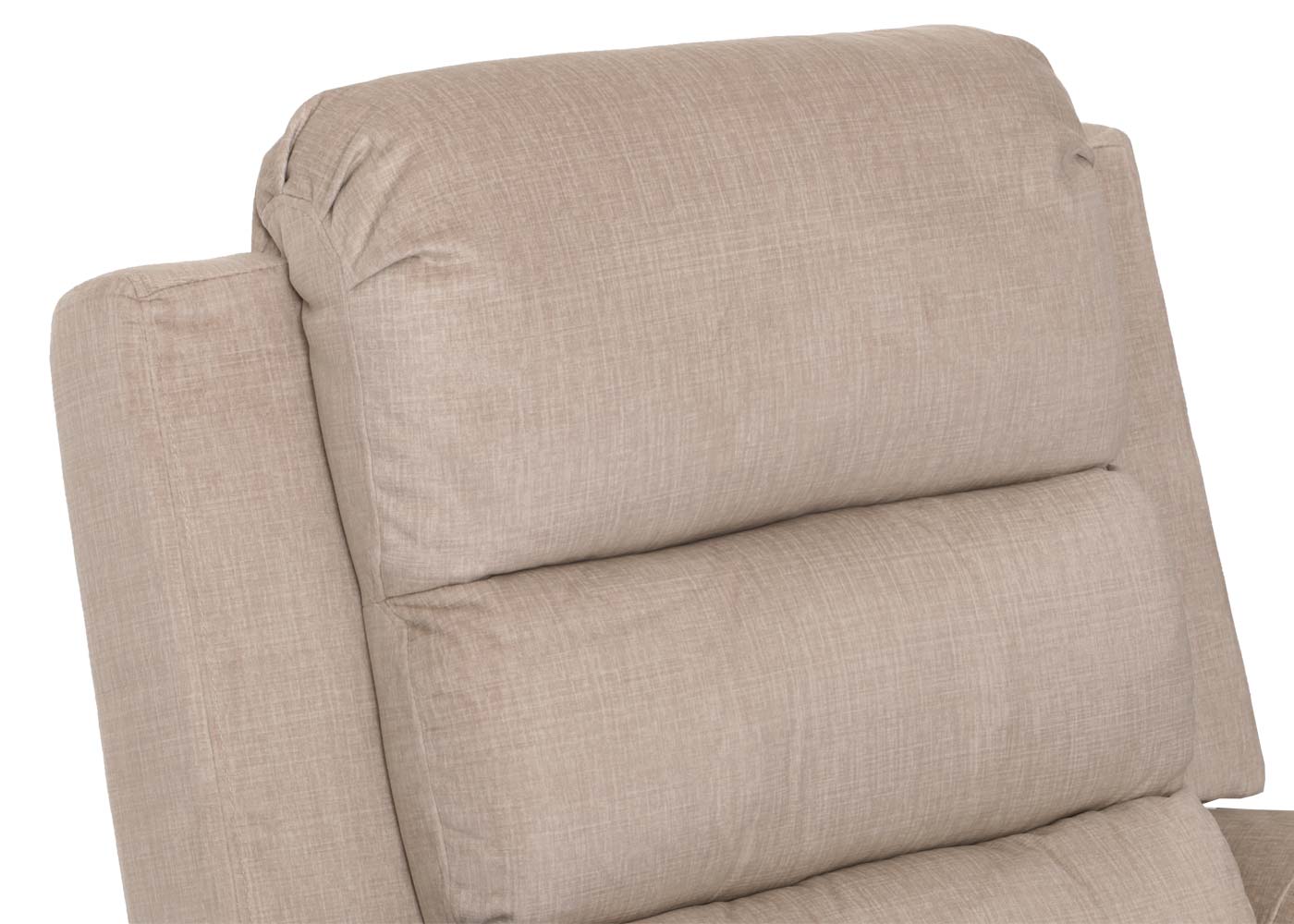 Cosmo Casa - TV-Relaxstoel - Relaxfauteuil met Ligfunctie, Sta-Op-Hulp, Massage en Verwarming - Chenille Textiel - Crème