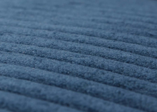 Cosmo Casa - TV-Stoel - Relaxfauteuil met Ligfunctie en Opstahulp - Massage en Verwarming - Snoer Stof - Blauw