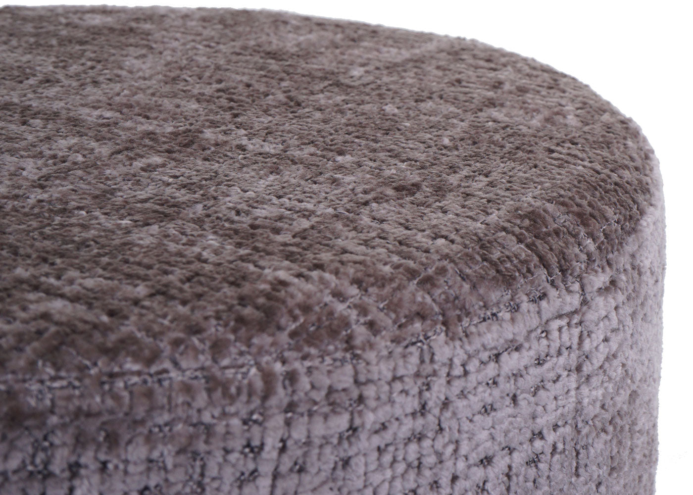 Cosmo Casa - Make-up Kruk - In Hoogte Verstelbaar & Draaibaar - Chenille Stof - Bruin