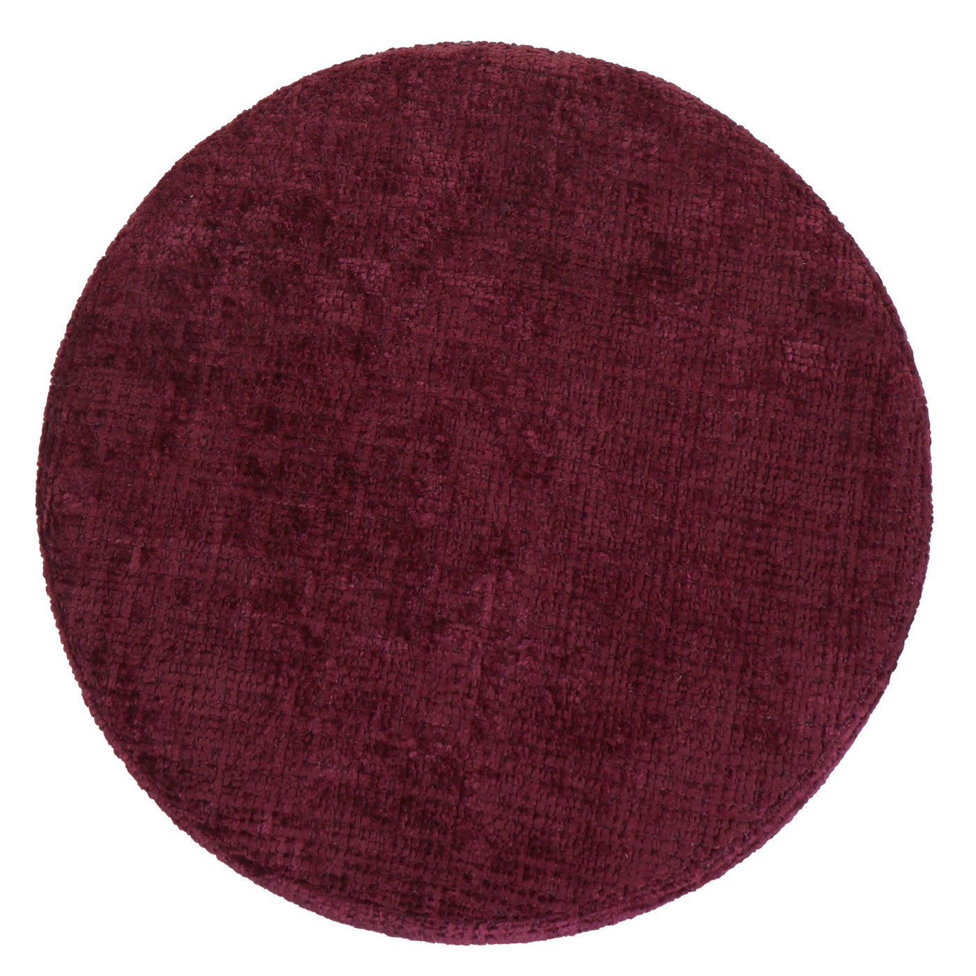 Cosmo Casa - Make-up Kruk - In Hoogte Verstelbaar & Draaibaar - Chenille Stof - Bordeaux