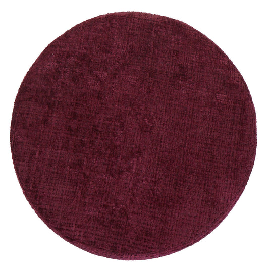 Cosmo Casa - Make-up Kruk - In Hoogte Verstelbaar & Draaibaar - Chenille Stof - Bordeaux