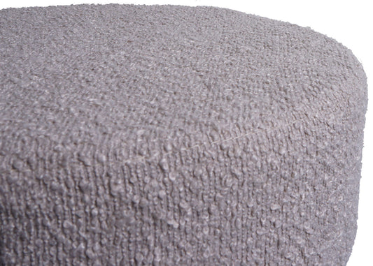 Cosmo Casa - Make-up Kruk - In Hoogte Verstelbaar & Draaibaar - Boucle Stof - Taupe