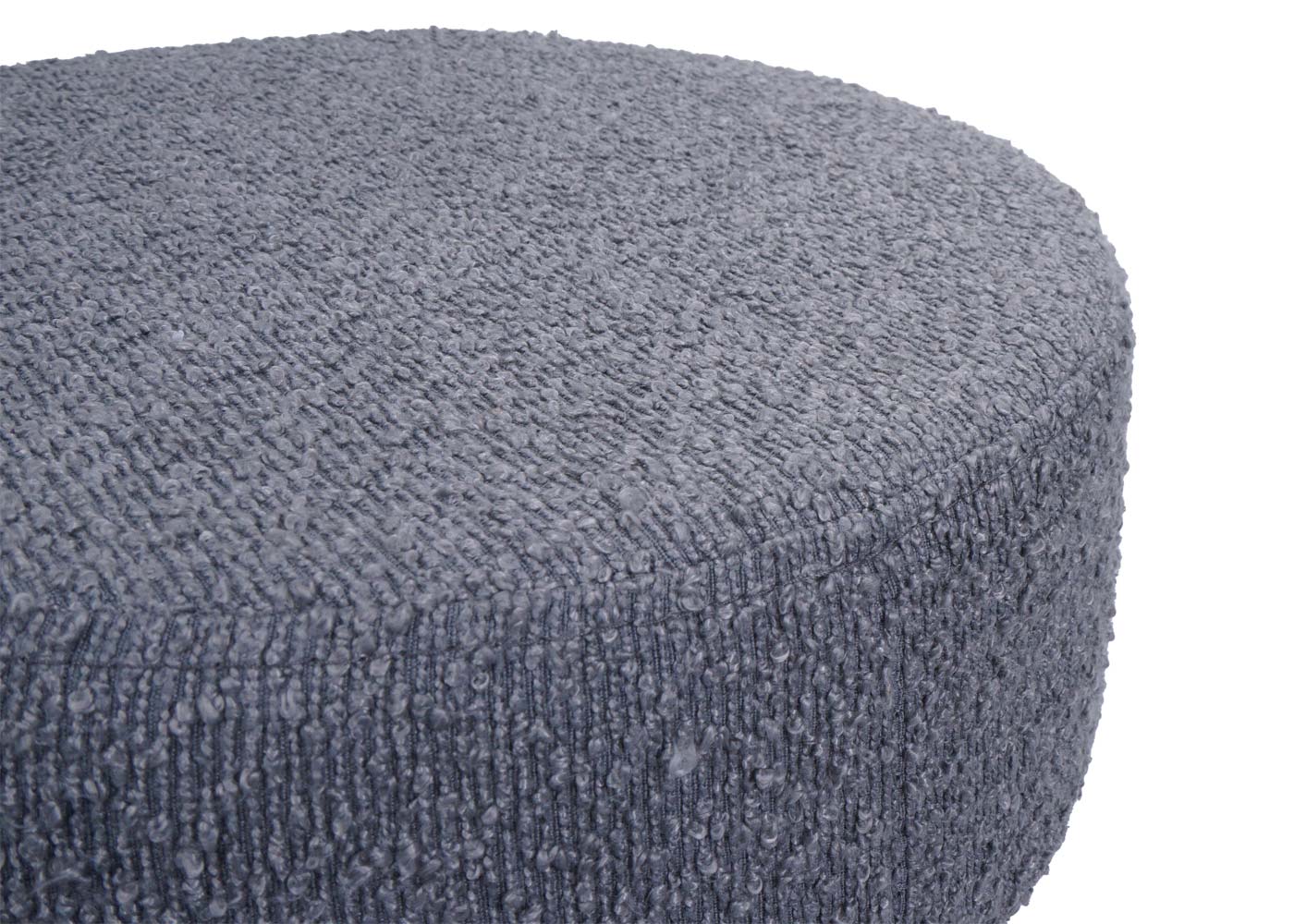 Cosmo Casa - Make-up Kruk - In Hoogte Verstelbaar & Draaibaar - Boucle Stof - Donkergrijs