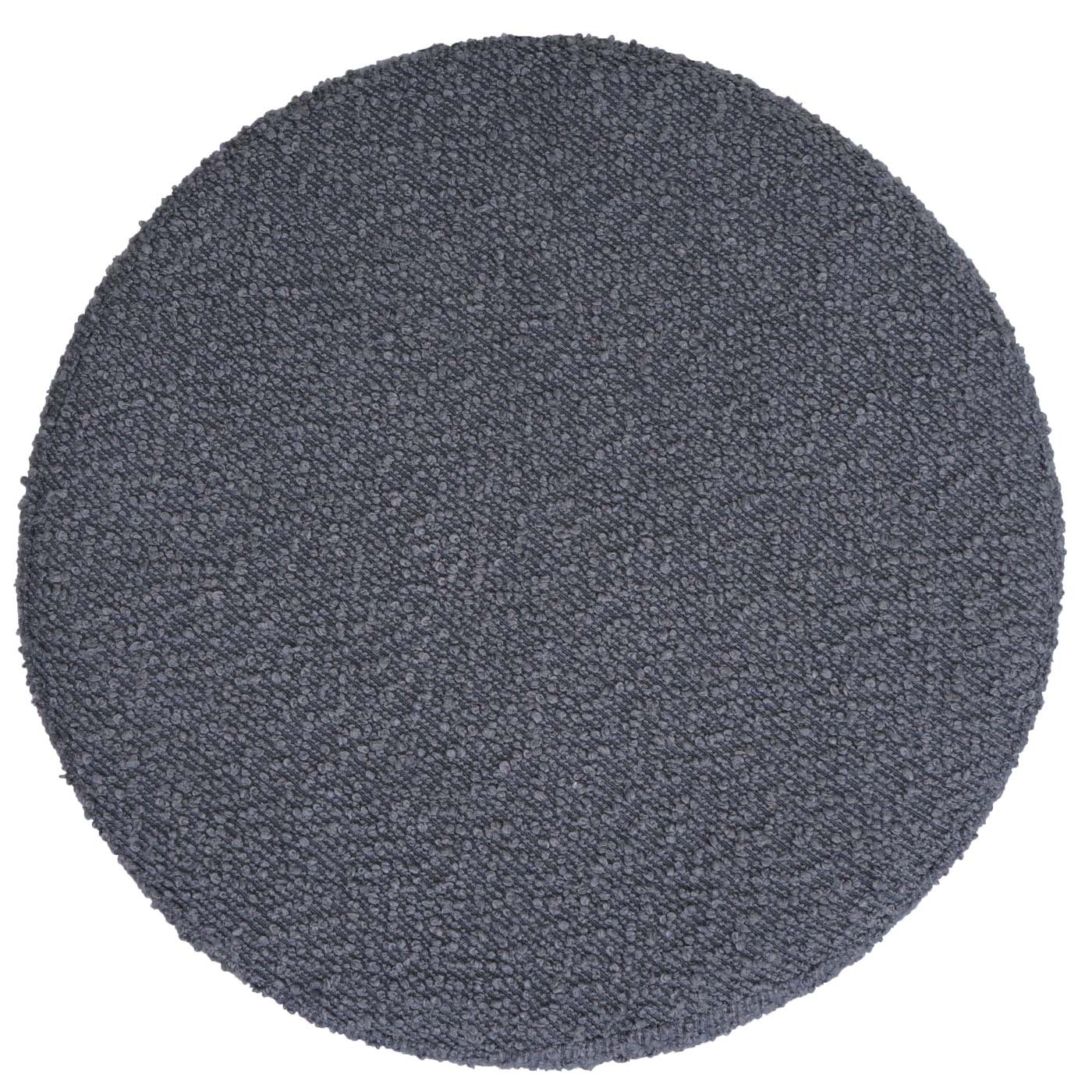 Cosmo Casa - Make-up Kruk - In Hoogte Verstelbaar & Draaibaar - Boucle Stof - Donkergrijs