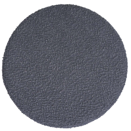 Cosmo Casa - Make-up Kruk - In Hoogte Verstelbaar & Draaibaar - Boucle Stof - Donkergrijs