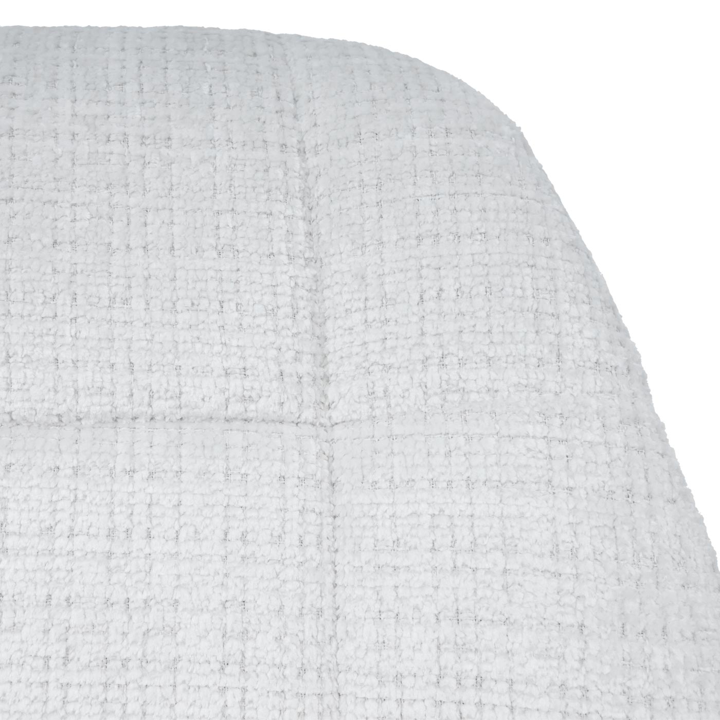 Cosmo Casa - Set van 2 Eetkamerstoelen - Keukenstoelen - Draaistoelen - Staal - Stoftextiel Chenille - 465gm - FSC - Crème