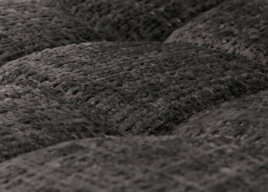 Cosmo Casa - Set van 2 Barkrukken - Barstoel - In Hoogte Verstelbaar & Draaibaar - Chenille Stof - Donkergrijs