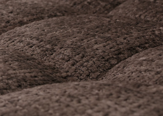 Cosmo Casa - Set van 2 Barkrukken - Barstoel - In Hoogte Verstelbaar & Draaibaar - Chenille Stof - Bruin