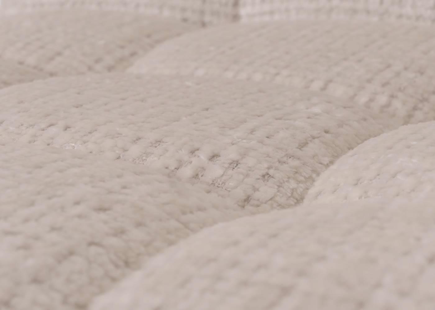 Cosmo Casa - Set van 2 Barkrukken - Barstoel - In Hoogte Verstelbaar & Draaibaar - Chenille Stof - Crèmebeige