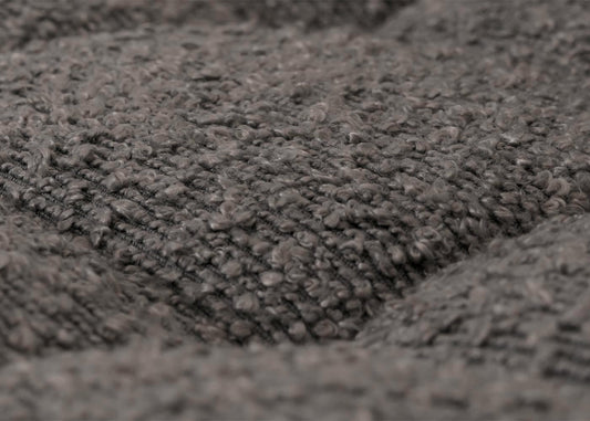 Cosmo Casa - Set van 2 Barkrukken - Barstoel - In Hoogte Verstelbaar & Draaibaar - Boucle Stof - Donkergrijs