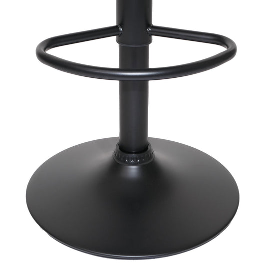 Cosmo Casa - Set van 2 Barkrukken - Barstoel - In Hoogte Verstelbaar & Draaibaar - Boucle Stof - Donkergrijs