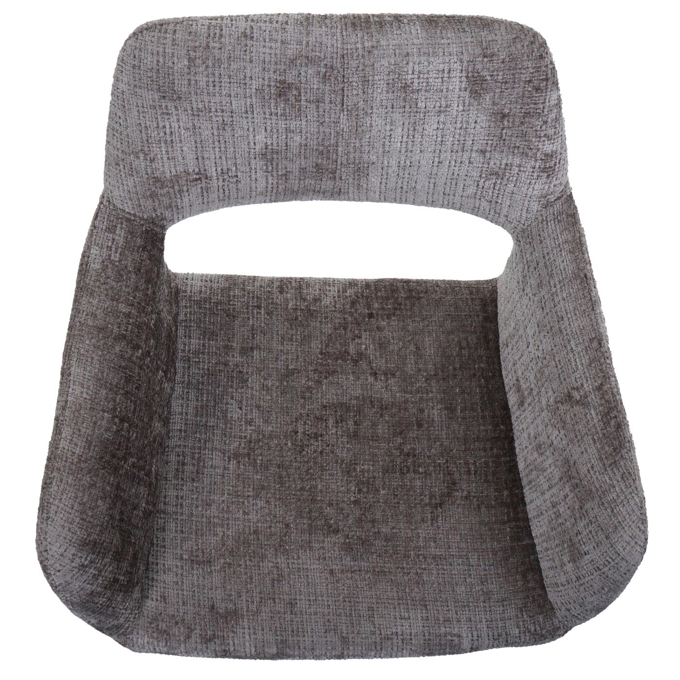 Cosmo Casa - Eetkamerstoel - Keukenstoel - Gestoffeerde Stoel - Hout - Stoftextiel Chenille - 465gm - FSC - Bruin