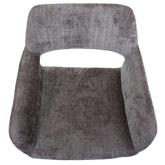 Cosmo Casa - Eetkamerstoel - Keukenstoel - Gestoffeerde Stoel - Hout - Stoftextiel Chenille - 465gm - FSC - Bruin