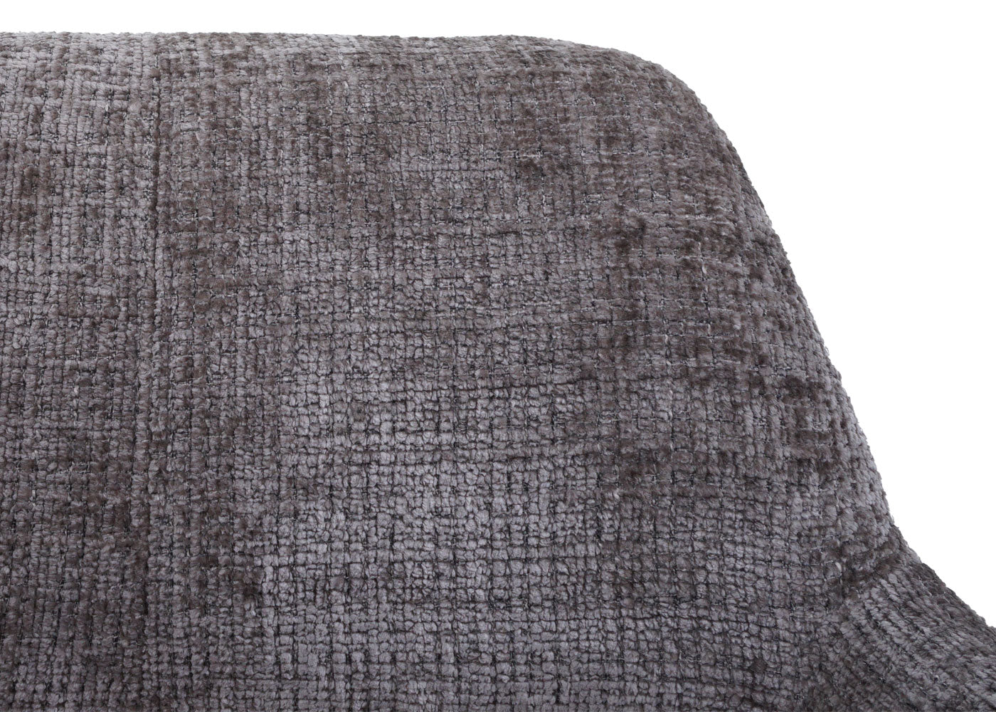 Cosmo Casa - Eetkamerstoel - Keukenstoel - Gestoffeerde Stoel - Hout - Stoftextiel Chenille - 465gm - FSC - Bruin