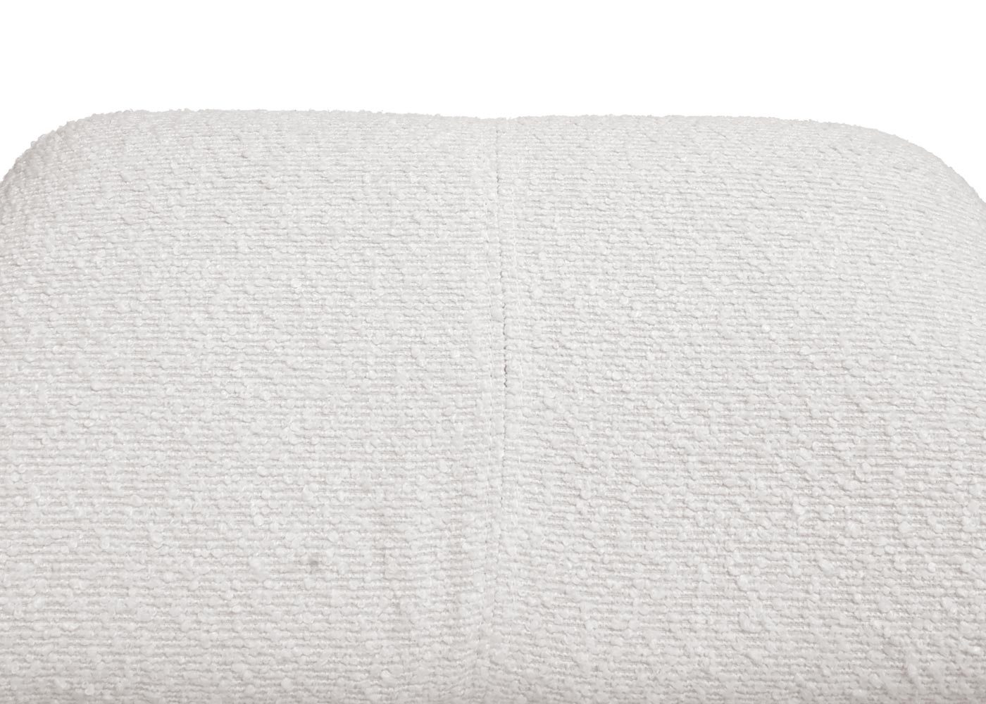 Cosmo Casa - Eetkamerstoel - Keukenstoel - Gestoffeerde Stoel - Hout - Stoftextiel Bouclé - 450gm - FSC - Crème