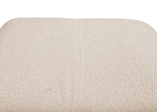 Cosmo Casa - Eetkamerstoel - Keukenstoel - Gestoffeerde Stoel - Hout - Stoftextiel Bouclé - 450gm - FSC - Beige