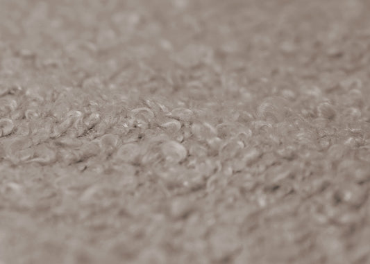 Cosmo Casa - Eetkamerstoel - Keukenstoel - Gestoffeerde Stoel - Hout - Stoftextiel Bouclé - 450gm - FSC - Taupe