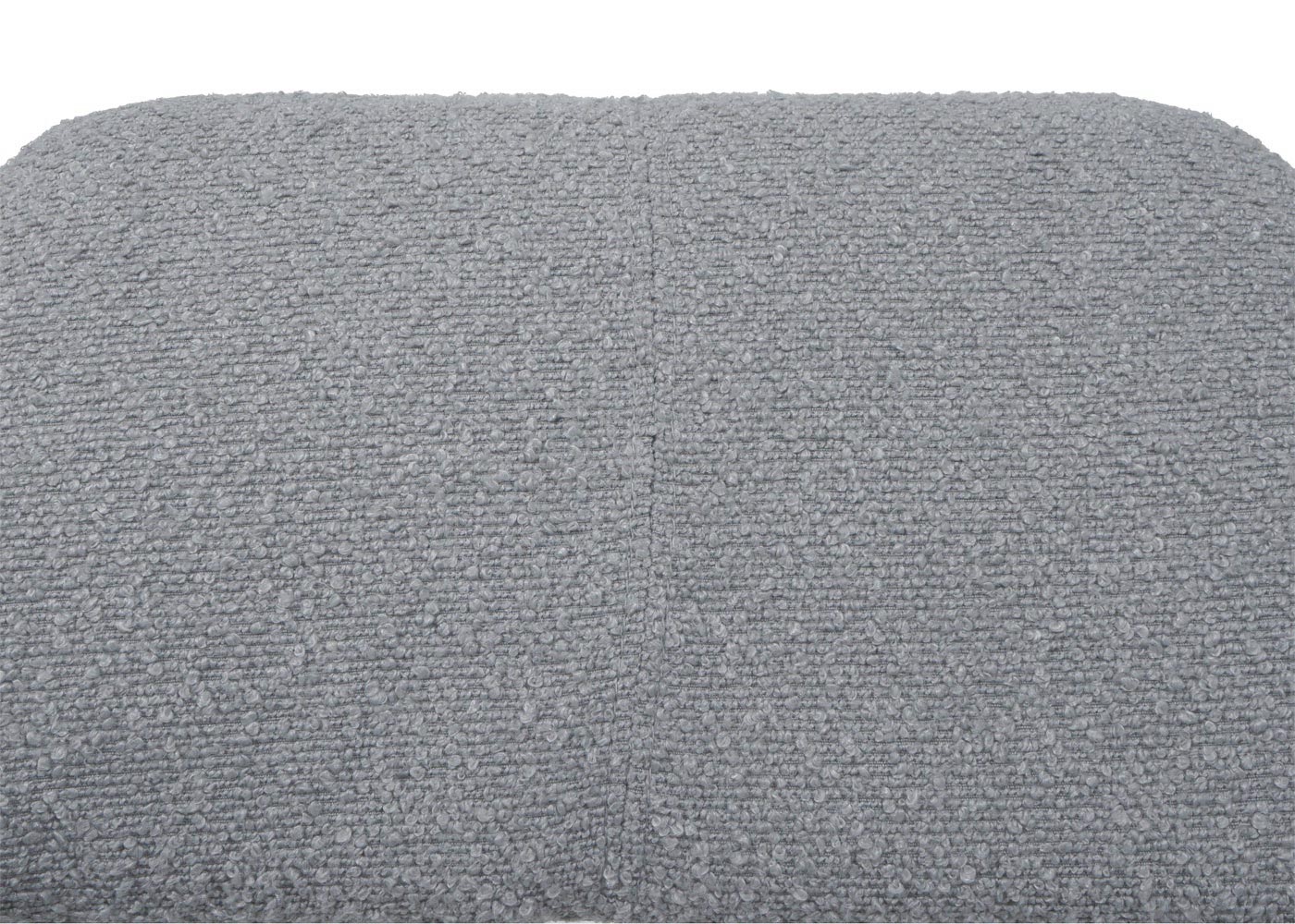 Cosmo Casa - Eetkamerstoel - Keukenstoel - Gestoffeerde Stoel - Hout - Stoftextiel Bouclé - 450gm - FSC - Grijs