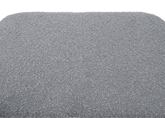 Cosmo Casa - Eetkamerstoel - Keukenstoel - Gestoffeerde Stoel - Hout - Stoftextiel Bouclé - 450gm - FSC - Grijs