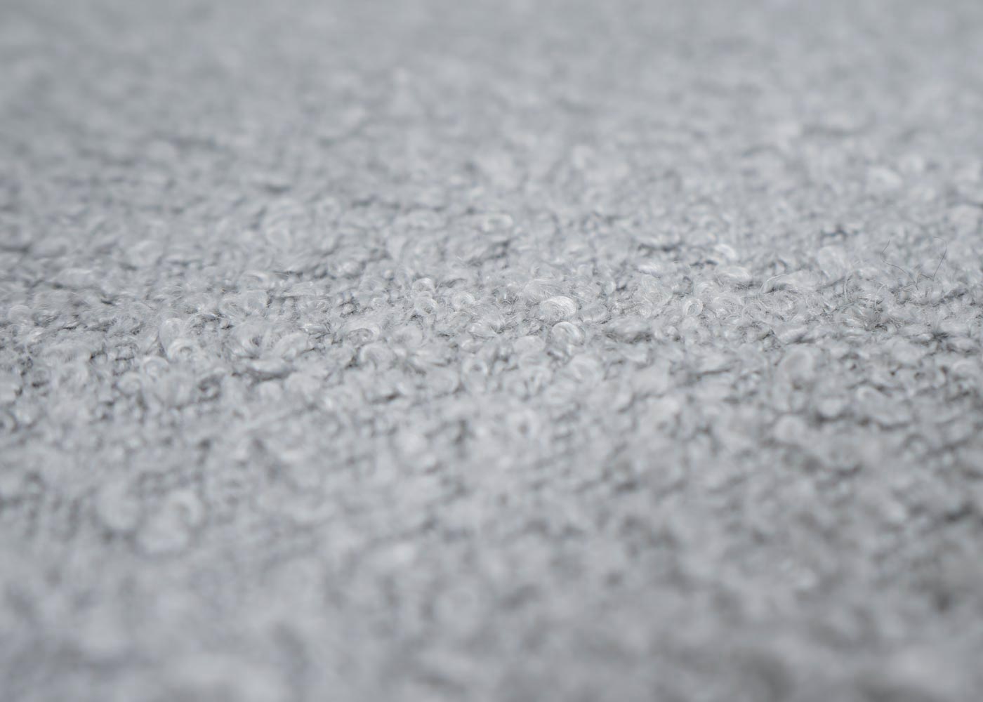 Cosmo Casa - Eetkamerstoel - Keukenstoel - Gestoffeerde Stoel - Hout - Stoftextiel Bouclé - 450gm - FSC - Grijs