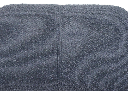 Cosmo Casa - Eetkamerstoel - Keukenstoel - Gestoffeerde Stoel - Hout - Stoftextiel Bouclé - 450gm - FSC - Donkergrijs