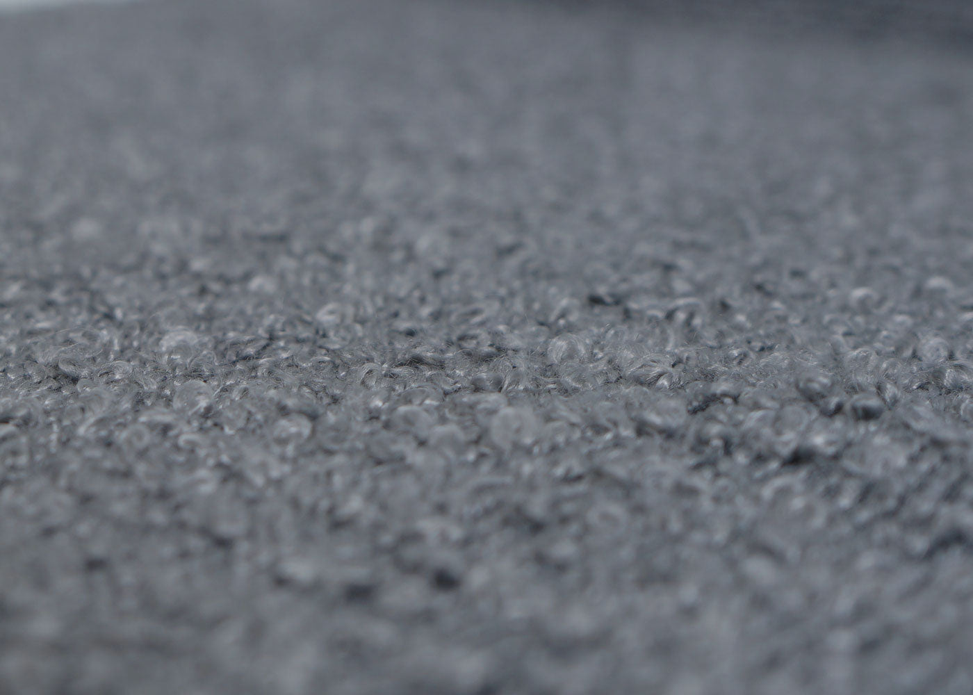 Cosmo Casa - Eetkamerstoel - Keukenstoel - Gestoffeerde Stoel - Hout - Stoftextiel Bouclé - 450gm - FSC - Donkergrijs