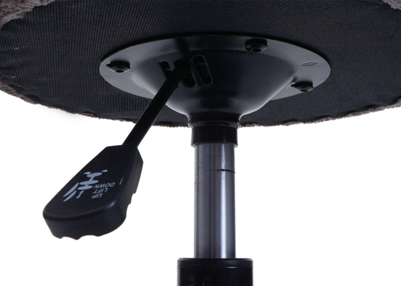 Cosmo Casa - Set van 2 Krukken - In Hoogte Verstelbaar & Draaibaar - Chenille Stof - Bruin