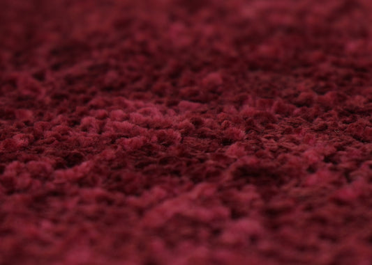 Cosmo Casa - Set van 2 Krukken - In Hoogte Verstelbaar & Draaibaar - Chenille Stof - Bordeaux