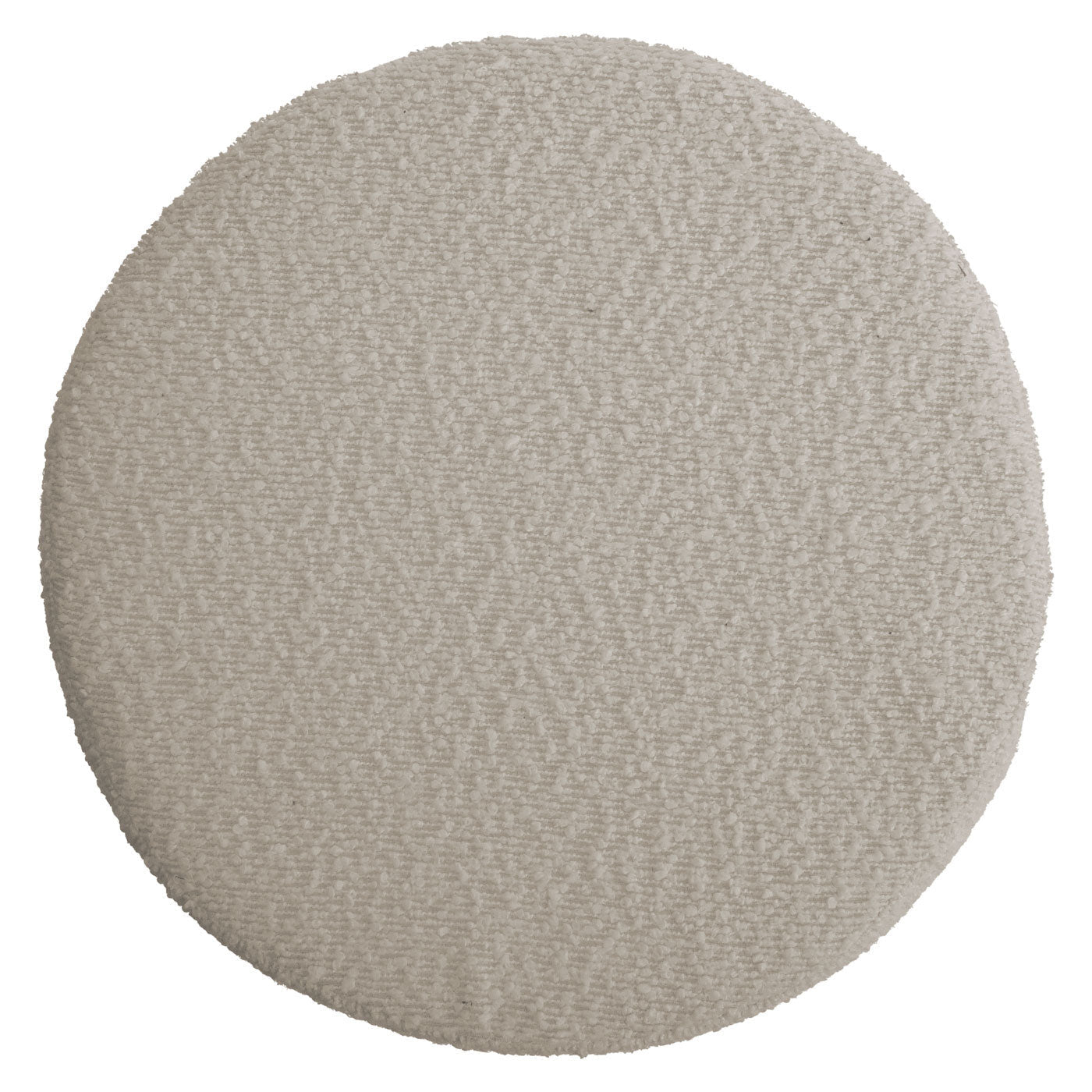 Cosmo Casa - Set van 2 Krukken - Make-up Kruk - In Hoogte Verstelbaar & Draaibaar - Boucle Stof - Crèmewit