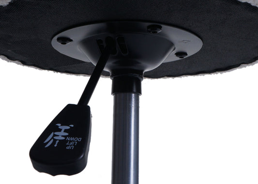 Cosmo Casa - Set van 2 Krukken - Make-up Kruk - In Hoogte Verstelbaar & Draaibaar - Boucle Stof - Beige