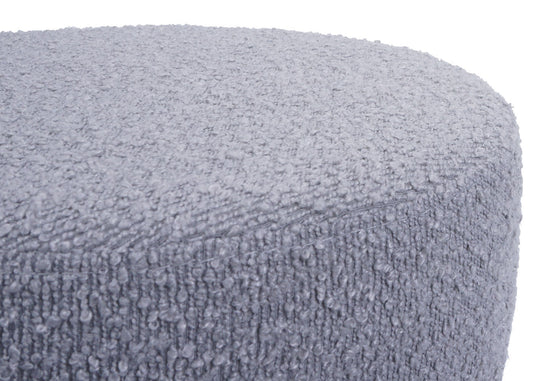 Cosmo Casa - Set van 2 Krukken - Make-up Kruk - In Hoogte Verstelbaar & Draaibaar - Boucle Stof - Grijs