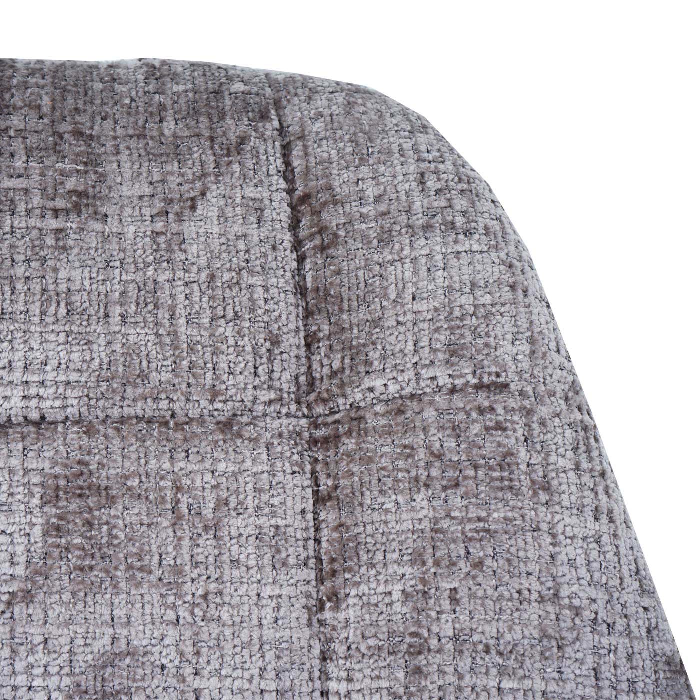 Cosmo Casa - Eetkamerstoel - Keukenstoel - Draaistoel - Staal - Stoftextiel Chenille - 465gm - FSC - Bruin