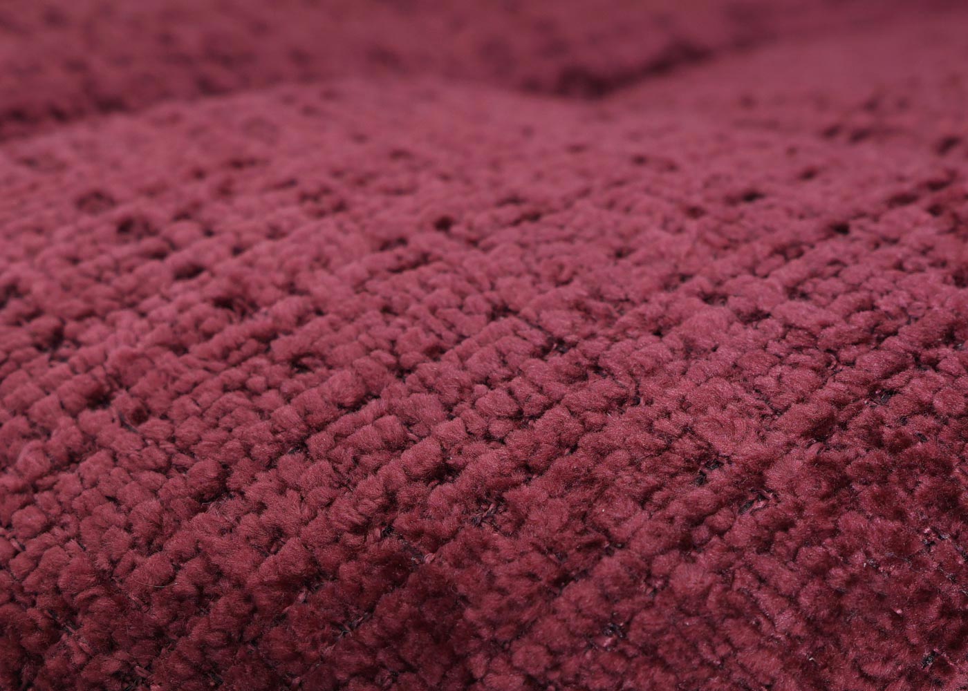 Cosmo Casa - Eetkamerstoel - Keukenstoel - Draaistoel - Staal - Stoftextiel Chenille - 465gm - FSC - Bordeaux