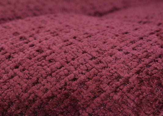 Cosmo Casa - Eetkamerstoel - Keukenstoel - Draaistoel - Staal - Stoftextiel Chenille - 465gm - FSC - Bordeaux