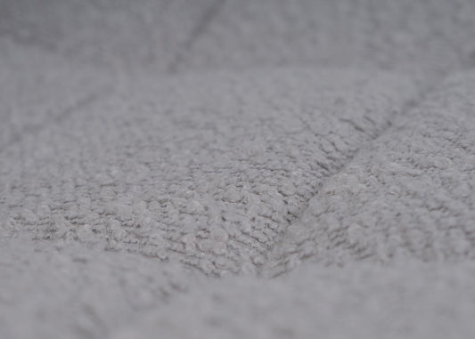 Cosmo Casa - Eetkamerstoel - Keukenstoel - Draaistoel - Staal - Stoftextiel Bouclé - 450gm - FSC - Taupe