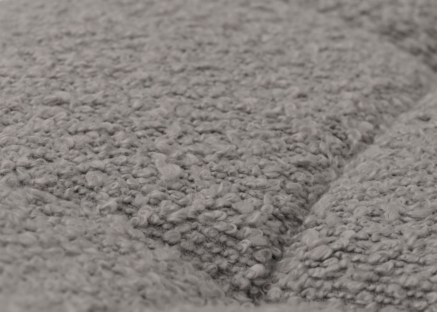 Cosmo Casa - Eetkamerstoel - Keukenstoel - Draaistoel - Staal - Stoftextiel Bouclé - 450gm - FSC - Grijs