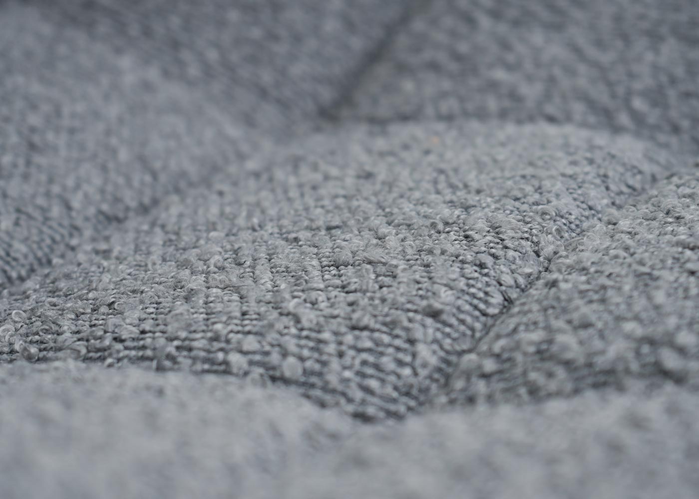 Cosmo Casa - Eetkamerstoel - Keukenstoel - Draaistoel - Staal - Stoftextiel Bouclé - 450gm - FSC - Donkergrijs