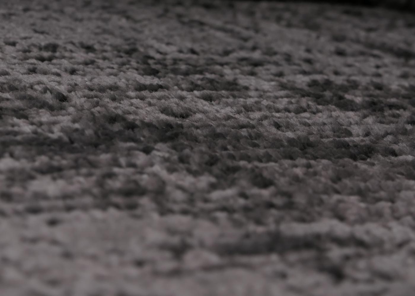 Cosmo Casa - Relaxstoel met Kruk - Schommelstoel - Chenille Stof - Donkergrijs - Donker Frame