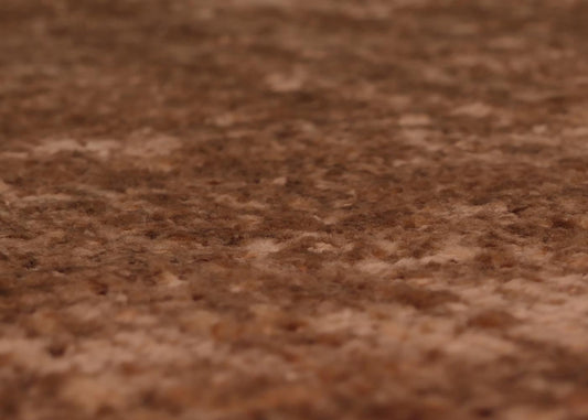 Cosmo Casa - Relaxstoel met Kruk - Schommelstoel - Chenille Stof - Lichtbruin - Donker Frame