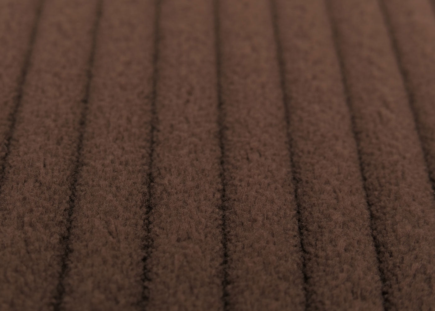 Cosmo Casa - Relax-Schommelstoel met Kruk - Stoffen Koord - Bruin - Wit Frame