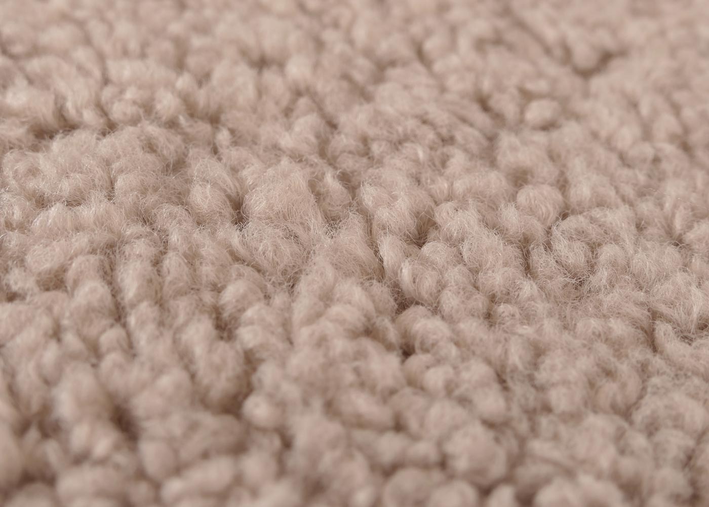 Cosmo Casa - Relax-Schommelstoel met Kruk - Bouclé Stof - Bruin - Wit Frame