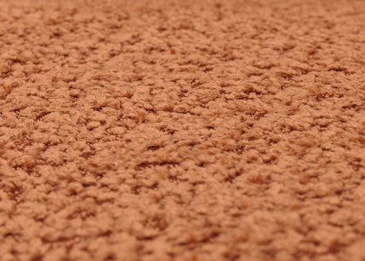 Cosmo Casa - Loungestoel - Cocktail-Vleugelfauteuil - Gestoffeerde Retro Vintage Stoel - Chenille Stof - 500gm - Oranje