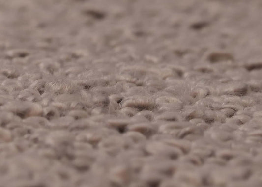 Cosmo Casa - Loungestoel - Cocktail-Vleugelfauteuil - Gestoffeerde Retro Vintage Stoel - Boucle Stof - 600gm - Lichtgrijs