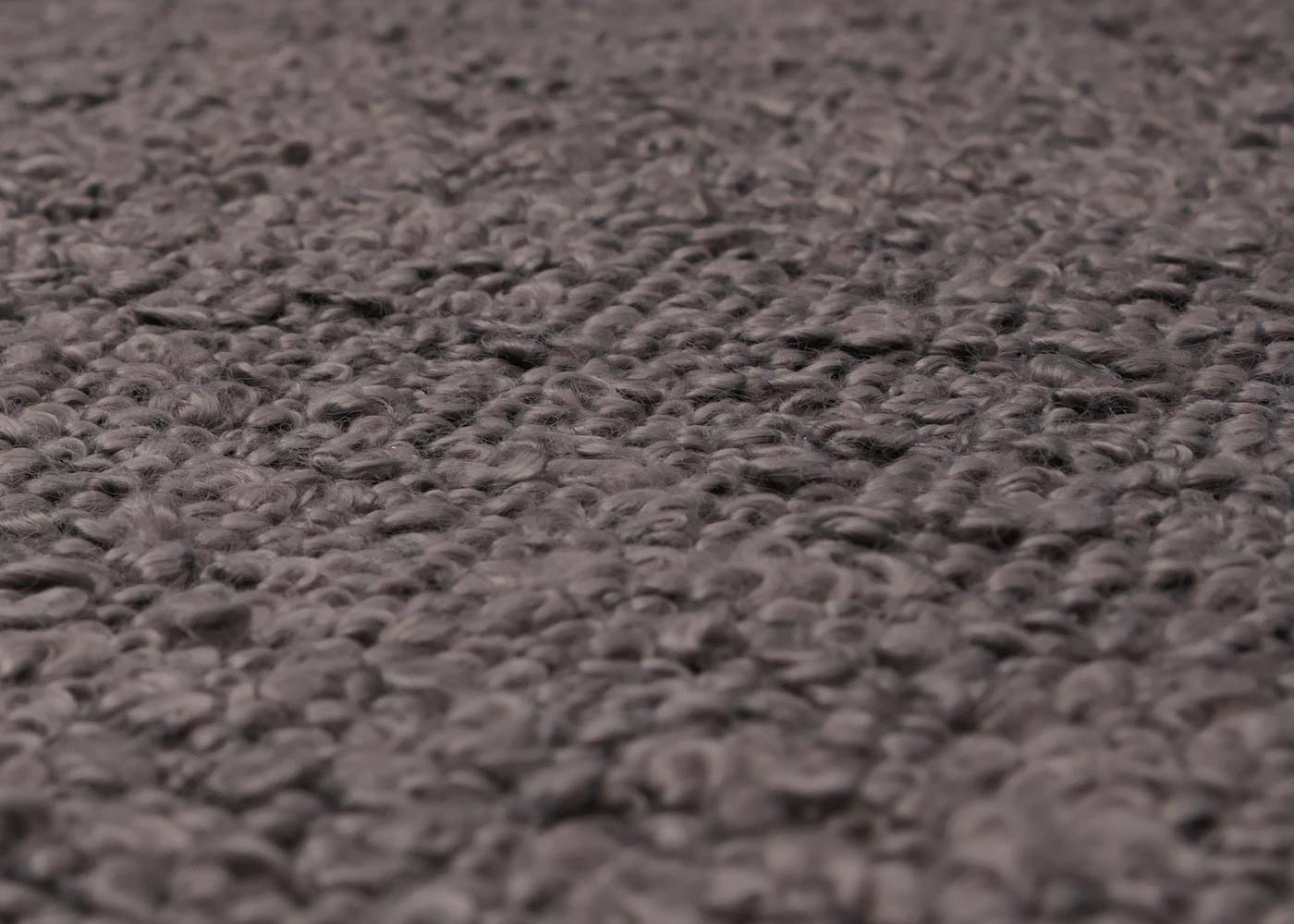 Cosmo Casa - Loungestoel - Cocktail-Vleugelfauteuil - Gestoffeerde Retro Vintage Stoel - Boucle Stof - 600gm - Donkergrijs