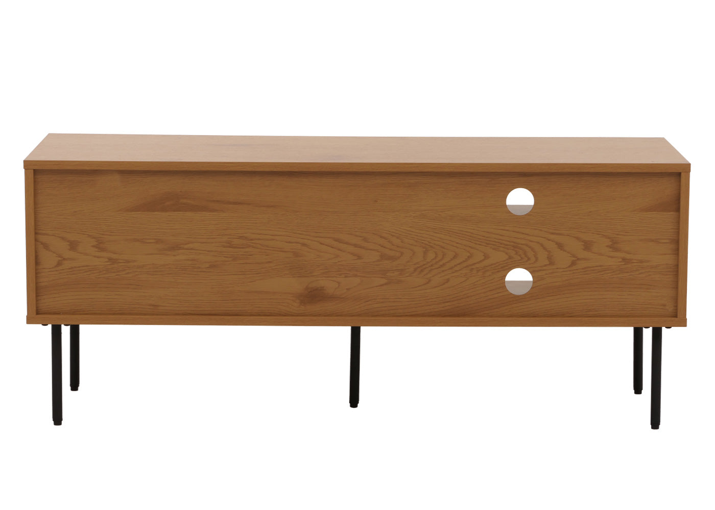 Cosmo Casa - TV-rek - Lowboard TV-meubel - Scandinavische Stijl - Metaal - Hout Melamine - Naturel - 50x120x40cm