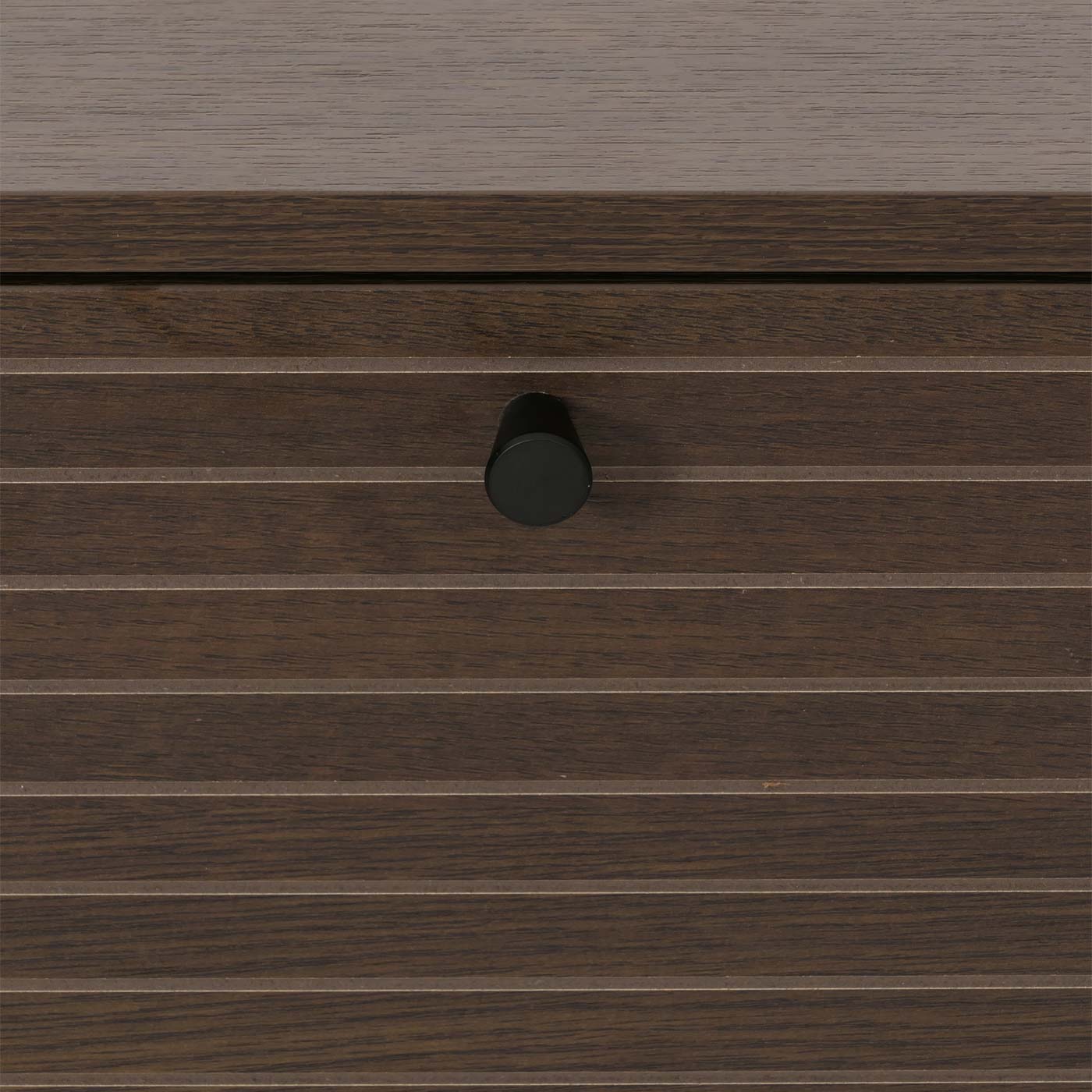 Cosmo Casa - TV-rek - Lowboard TV-meubel - Scandinavische Stijl - Metaal - Hout Melamine - Donkerbruin - 50x120x40cm