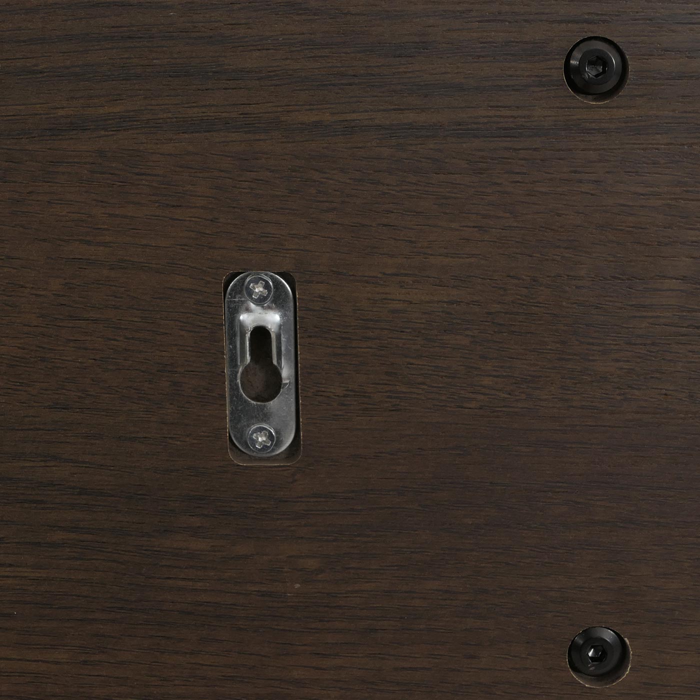 Cosmo Casa - Wandkapstok - 2 Kledingroedes - 4 Haken - Scandinavische Stijl - Metaal - Hout Melamine - Donkerbruin - 20x80x27cm